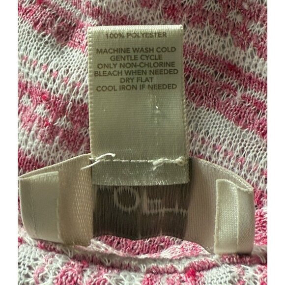 Loft Red White Striped Round Neck Long Sleeve Pullover Top Women's Sz M - Picture 10 of 10